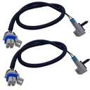 Amrxuts 2Pcs 4 Wires Grey Oxygen O2 Sensor Header Extension Harness 24 inches for 2008-2009 G8 GT V8, 2004 LS1/ LS6 Corvette, 2004-2006 LS1/ LS2 GTO, 2004-2005 LS6 CTS-V, 2005-2012 Corvette SG614