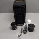 AIRMSEN Grind & Brew Coffee Maker with Grinder - Single Serve Machine Compatible with K-Cup Pods & Ground, 1000W Fast 6-14oz Brewer, Descaling Alert, Touchscreen & 50oz Removable Tank (Largre)