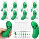 Libima 50 Pcs Inspirational Pickle Stress Balls Bulk Appreciation Gifts Positive Stress Balls for Adults Coworker Emotional Gifts Card, Office Party Supplies Goodie Bag Stuffer (Pickle)
