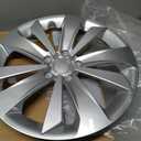 Impreza Hub Cap Wheel Cover Compatible with 2017-2023 Chrome Silver | Replaces OE 28811FL02A, 28811FL010、Fits 2017 2018 2019 2020 2021 2022 2023 Impreza all trims