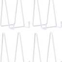 LIONWEI LIONWELI White Decorative Plate Stand Holder Picture Frame Stand Easel Display Stand (6 inch (4 pieces))