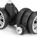 2-Pcs Luggage Wheel Replacement, Suitcase Wheels Plastic for DIY Repair, Spinner Wheels Mute 360 Degree Rotation, LN52, Grey