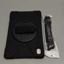 ZenRich Case Compatible for Lenovo Tab P11 (2020) TB-J606F TB-J606X 11" Case with Kickstand,Hand Strap and Shoulder Strap, zenrich Shockproof Heavy Rugged Case for 11 inch Lenovo Tab P11,Black