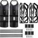 MAKELEN 2 Pack Front Fork Bags, Mountain/Road Bike Waterproof Roll Top Design, 5L Capacity, Sporty Casual Style