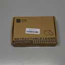 TUG 360° Tangle-Free Retractable Dog Leash | 16 ft Strong Nylon Tape | One-Handed Brake, Pause, Lock, White