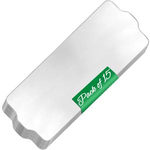 BAC410 Drip Tray Liners for Traeger Pro 34 Grill Aluminum Trays BAC579 BAC598 Foil Grease Pan Replacement Parts Eastwood Texas Elite 34 Pellet Smoker BBQ Accessory 15-Pack