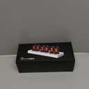 Adventurers IPS Nixie Tube Clock, Creative Electronic DIY Nixie Tube Clock Simulation with 6-Bit IPS LCD Screen,12/24 Hours, RGB Backlit Desktop Decoration,Gifts for Decorating Rooms and Desks