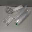 Zezzxu 50 Pack 5 oz Plastic Dessert Cups with Lids and Spoons, Banana Pudding Cups with Lids Mini Dessert Shooters for Party Individual Yogurt Parfait Jello Fruit Trifle