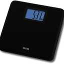Tanita HD-662 Digital Weight Scale (Black) - Japan Technology Bathroom Scale with 330 lb Weight Capacity - 2" Blue Backlit Large LCD Display - Accurate, Durable, Step-On Operation