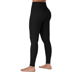 Sunzel Sunzfly Invisible Butt Scrunch Workout Leggings for Women, Butt Lifting High Waisted Gym Yoga Pants with Tummy Control (XL, Black)