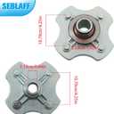 Rear Axle Shaft Wheel Hub with Nuts Replacement for Foreman 500