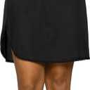 Vanity Fair Women's Anti-Static Nylon Half Slip for Under Dresses,  (Large, 20 Inch - Single Slit - Black)