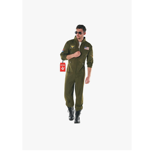 Morph Pilot Costume Men, Fighter Pilot Costume, Aviator Suit, Halloween Costumes Adult, Halloween Costumes Mens, XL