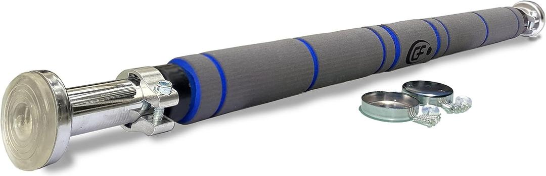 Garren Fitness Maximiza Pull Up Bar for Doorway - 27 to 39 Inches Adjustable Width Pullup Bar/Chin up Bar with 3 Sets of Screw-in Heavy-Duty Door-Mounts