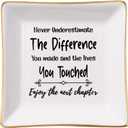 Retirement Gifts for Women Coworker Leaving Gifts Going Away Gift Retirement Gift Jewelry Dish for Friends Retired Teachers Nurses Doctor Boss Goodbye Farewell Gifts for Coworkers New Job