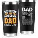 YXOTJHS Gifts For Dad, Cups Tumbler - Fathers Day Dad Gifts From Daughter Son Wife - Birthday, Father's Day, Christmas - Cool Funny Gift For Dads