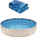 VEVOR 24-ft Round Above Ground Pool Liner, Overlap Pool Liners, Standard Gauge Vinyl, 48-to-54inch Wall Height, Designed for Steel Sided Above-Ground Swimming Pools