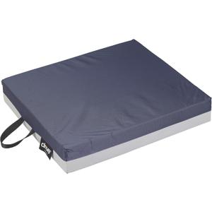 Drive Medical 14878 Skin Protection Gel E Wheelchair Cushion, Blue, 18" L x 18" W x 3" H