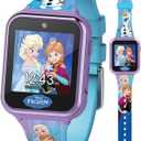 Accutime Kids Disney Frozen Smart Watch with Camera for Kids and Toddlers - Interactive Smartwatch for Boys & Girls with Games, Voice Recorder, Calculator, Pedometer, Alarm, Stopwatch (Turquoise 2)