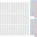 48 Pcs Empty Aluminum Paint Tubes Aluminum Paint Tubes Empty Aluminum Tube 20Ml for Making Paint and Store Remaining Paint Acrylic Oil with 4 Label