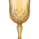 Amber Plastic Cups, 34 Pieces