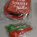 Vesici 100 Pcs Christmas Friendsmas Dinnerware Set 25 Set Disposable Party Supplies Paper Plates & Napkins & Forks for Guests Friendsmas Party Decoration