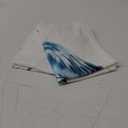 Blue Heron Coastal Hand Towels Set of 2 Summer Nautical Ocean Beach Themed Kitchen Towels Sea Bird Pelican Dish Towel Soft Absorbent Guest Fingertip Cotton Bath Towel for Bathroom Kitchen Decor