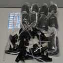 9 Pack 10 oz Plastic Spray Bottle Bulk for Plant Small Spray Bottle Fine Mist Water Sprayer Upgraded Adjustable Nozzle Refillable Empty Containers for Cleaning, Hair, Cooking(Green)