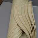 FunWheat Round Braided Placemats Set of 8 Place Mats for Dining Table Woven Washable Non-Slip Table Mats 15 Inch(Ivory,8pcs)