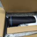 Computer Tower Stand with Power Outlet, 6 Level Height Ajustable PC Tower Stand for Floor, Mobile Rolling CPU Holder Cart for Gaming, Office, Home, 21.34"-28.3", Black