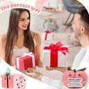 3 x Funny for Wife Husband, Romantic Crochet Peach with Card, 'Still Drive Me Crazy' Keepsake for Her Him, Cute Birthday Present for Partner, Handmade Lasting Love Plush for Couples