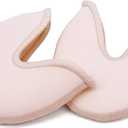DANCEYOU Ballet Dance Toe Pads Soft Gel Toe Covers Pointe Shoes High Heels Toe Caps for Women Girls (Small, Light Pink-thin Gel Pads)
