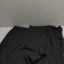 MakeMeChic Women's Western Cowboy Chic Asymmetrical Midi Skirts Ruffle High Low Skirts Boho Flowy Tiered Drawstring Skirts (Large, Black)