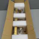 URSOLA 4 Light Bathroom Vanity Light, LED Gold Wall Light Fixtures, Up and Down Rotatable Dimmable 27 inch Bathroom Lighting Fixtures Over Mirror