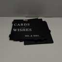 Black Acrylic Card Box with Slot & Lock, DIY Large Wedding Card Boxes for Reception, Elegant Money Envelop Gift Cards Box for Party Wedding Birthday Baby Shower Graduation Table Decor