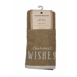 HOMEWEAR Fall Hand Towels (2 Pack)