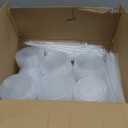 50 Set Clear Plastic Cups 24 oz Ice Cream Buckets with Lids and Straws Disposable Drink Cups Cocktail Pails with Handles for Outdoor Holiday Travel Beach Birthday Pool Party Supplies