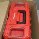 Tools Box, Deep Lockable Toolbox, 18.7 * 9.9 * 9.3" Durable Tool Boxes Storage, with Removable Inner Tray