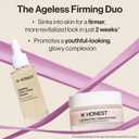 Honest Beauty Ageless Firm and Smooth Cream, Powered by Vegan Collagen Elastin Polypeptides, Firmer Smoother Looking Skin, Fragrance Free, EWG Verified, Cruelty-Free, 1.7 fl oz