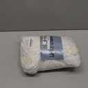 Arch Backdrop Cover Set of 2(6ft/7.2ft) Double Color Wedding Arch Cover Spandex Fitted Arch Covers, Round Top Arch Backdrop Cover for Baby Party Birthday Banquet Shower (White+Cream)