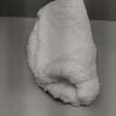 Microfiber Elongated Toilet Seat Cover 19.5"x 15" Machine Washable Solid Toilet Lid Cover Adjustable Rubber Backing Fits Only 18-19.5" L x 14-16" W Elongated Toilet Seat