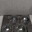 Gusto Nostro Crystal Wine Glasses Set of 4, 22 Oz Long Stem Modern Wine Glasses for White and Red Wine, Dishwasher Safe, Fancy, Elegant, Large and Tall Wine Glass for Wedding Christmas Anniversary