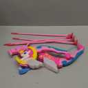 Unicorn Toys for Girls Ages 3-12, 6 Magic Lights Bow Arrow (Unicorn Horn, Wings, Star, Upper & Lower Arms), Dreamy Quiver & Princess Target, 8 Pink Suction Arrow, Gift for 3 4 5 6 7 8 9 10 Year Old Girl