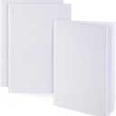 Paper Junkie 3 Pack 7x10 inch White Blank Hardcover Books for Kids, Unlined Scrapbook and Journal - 18 Sheets/36 Pages Each - Blank Books for Kids to Write Stories
