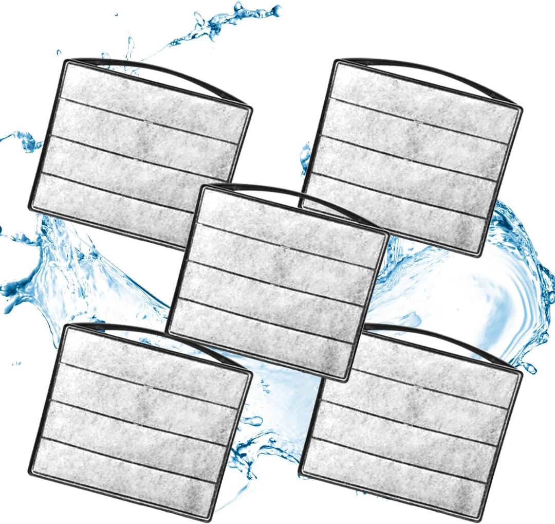 TARARIUM Turtle Tnak Filters Material 5PCS Low Water Level Filters Replacement Aquarium Filters (IX-120 Sponge Clip)