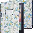 WALNEW Case for 7-inch Kindle Paperwhite 12th Gen 2024 and Colorsoft Signature Edition, Premium PU Leather Protective Cover for Kindle Paperwhite, Auto Wake/Sleep