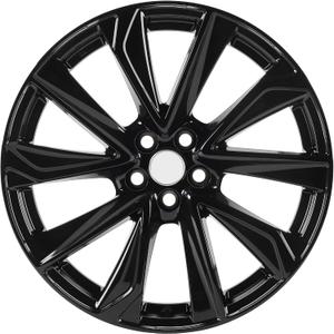 New Single 18 Inch 18x8 Inch 18" Replacement Aluminum Alloy Wheel Rims Fit for 2019 2020 2021 2022 Toyota Corolla Nightshade, ALY75236U45N, Direct Fit Replacement OEM Wheel, Gloss Black