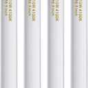 T5 10 Watt F10T5/CW Light Bulb 16" Under Cabinet Lights Cool White, T5 10W Bulb Compatible with Jasco, Philips, Sylvania Lighting Fixture, 900lm G5 Base, 4Pack