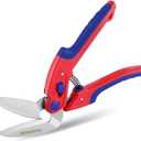 WORKPRO 10 inch Scissors All Purpose Heavy Duty Stainless Steel Multipurpose Industrial Scissors for Carpet, Leather, Vardboard, Gardening