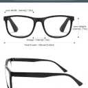 Matte Black Reading Glasses Men Large Oversized Wide Readers +1.75 Lightweight Magnifying Cheaters Big Head/Large Face